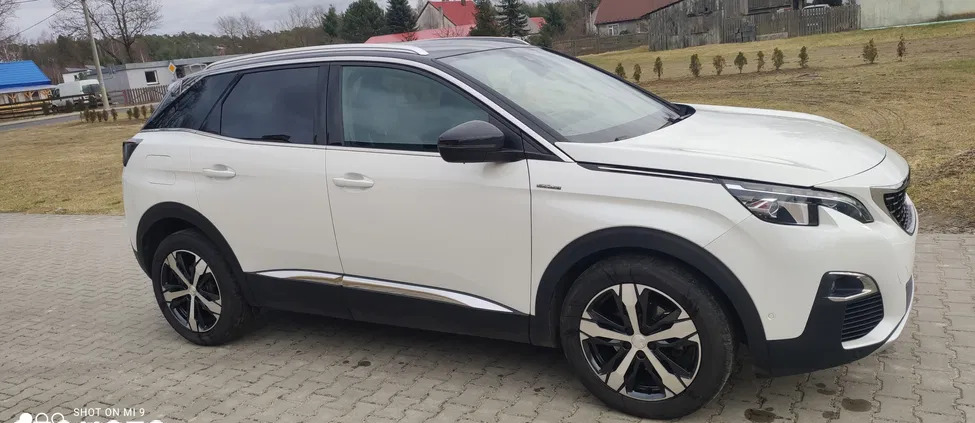 samochody osobowe Peugeot 3008 cena 83900 przebieg: 54000, rok produkcji 2019 z Września